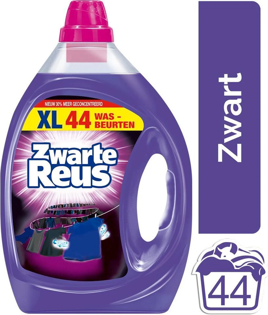 Zwarte Reus Gel - 44 wasbeurten - Vloeibaar - Wasmiddel Zwarte Reus Gel - 44 Wasbeurten - Vloeibaar - Wasmiddel -Huishoudelijke Artikelen Winkel