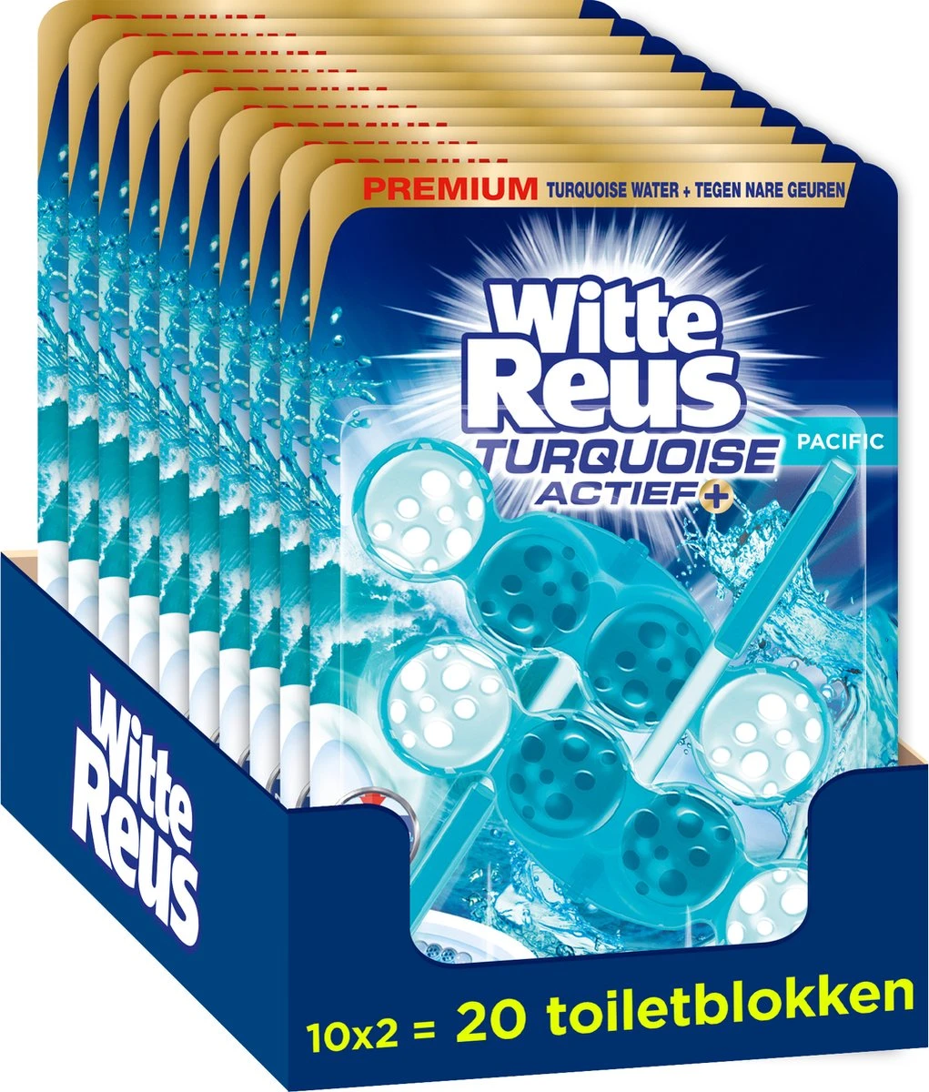 Witte Reus Turquoise Actief Toiletblok WC Blokjes Voordeelverpakking - 20 stuks Witte Reus Turquoise Actief Toiletblok WC Blokjes Voordeelverpakking - 20 Stuks -Huishoudelijke Artikelen Winkel 1021x1200 5