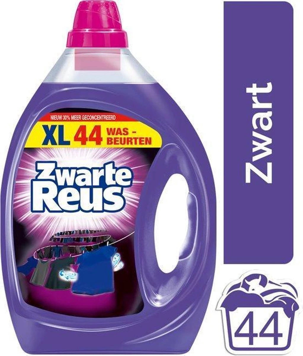 Zwarte Reus Gel - 44 wasbeurten - Vloeibaar - Wasmiddel Zwarte Reus Gel - 44 Wasbeurten - Vloeibaar - Wasmiddel -Huishoudelijke Artikelen Winkel