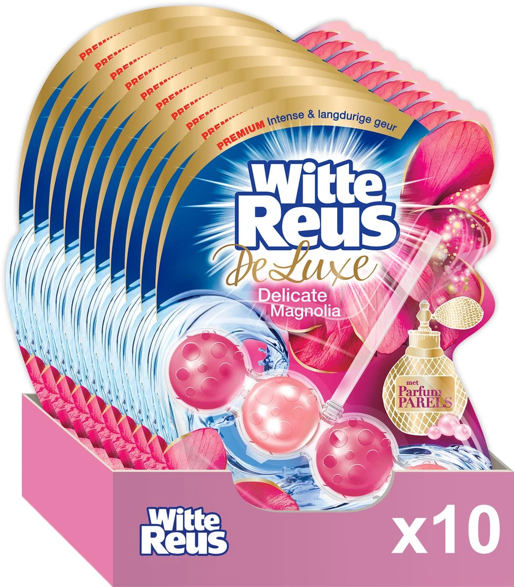 Witte Reus DeLuxe Toiletblok - Delicate Magnolia - WC Blokjes Voordeelverpakking - 10 Stuks Witte Reus DeLuxe Toiletblok - Delicate Magnolia - WC Blokjes Voordeelverpakking - 10 Stuks -Huishoudelijke Artikelen Winkel 1051x1200 2