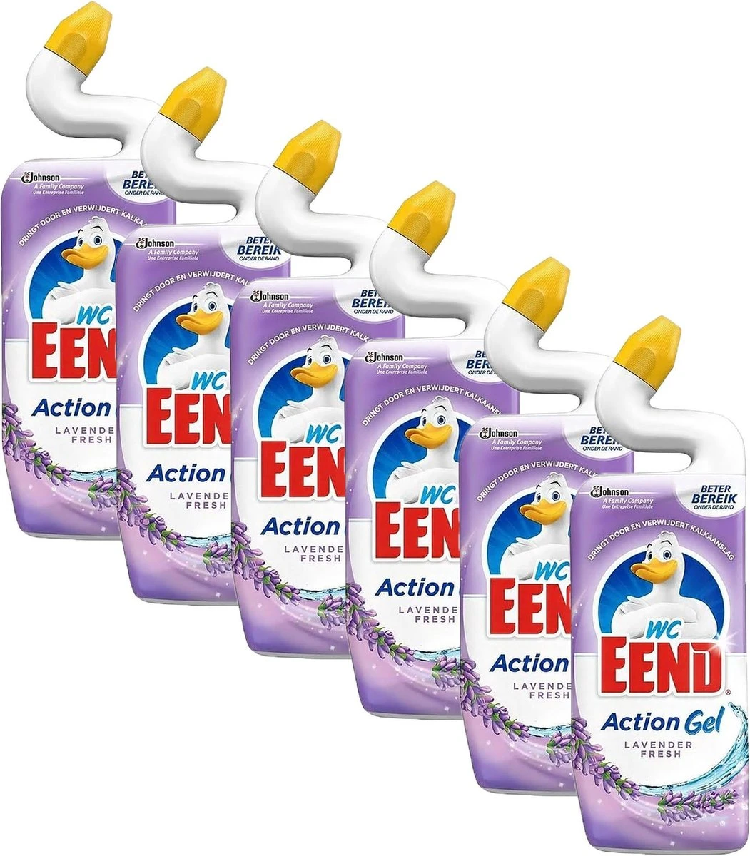 6x WC Eend Toiletreiniger Lavendel Fresh 750 ml 6x WC Eend Toiletreiniger Lavendel Fresh 750 Ml -Huishoudelijke Artikelen Winkel 1051x1200 4