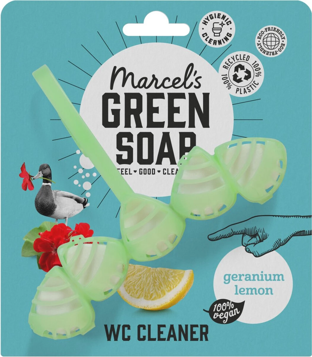 Marcel's Green Soap Toiletblok Geranium & Citroen - 55 gram Marcel's Green Soap Toiletblok Geranium & Citroen - 55 Gram -Huishoudelijke Artikelen Winkel 1051x1200 5