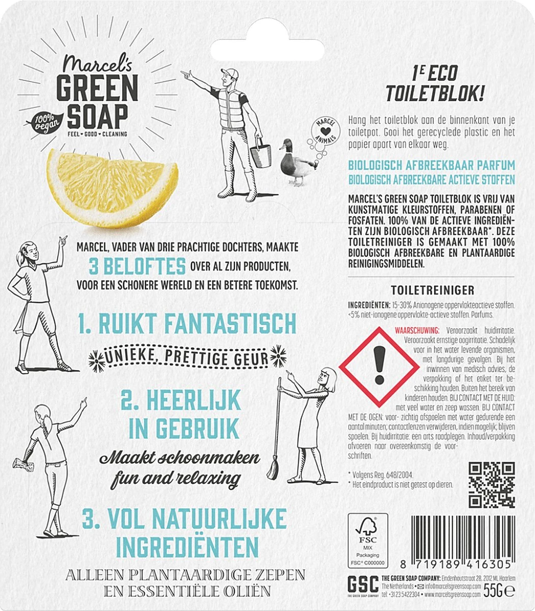 Marcel's Green Soap Toiletblok Geranium & Citroen - 55 gram Marcel's Green Soap Toiletblok Geranium & Citroen - 55 Gram -Huishoudelijke Artikelen Winkel 1051x1200 6