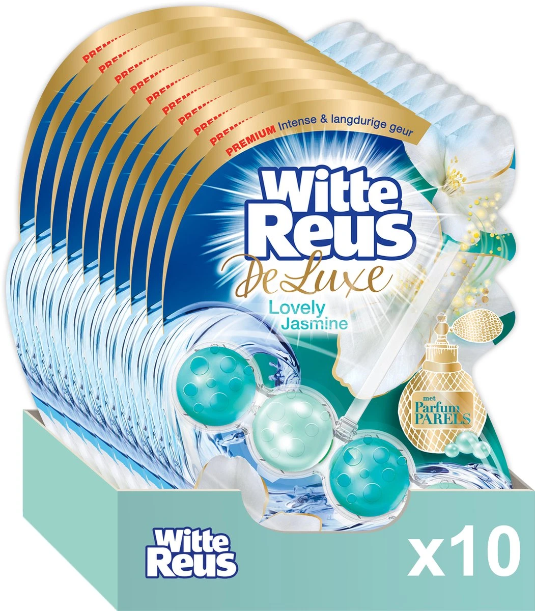 Witte Reus DeLuxe Toiletblok - Lovely Jasmine - WC Blokjes Voordeelverpakking - 10 Stuks Witte Reus DeLuxe Toiletblok - Lovely Jasmine - WC Blokjes Voordeelverpakking - 10 Stuks -Huishoudelijke Artikelen Winkel 1051x1200 8