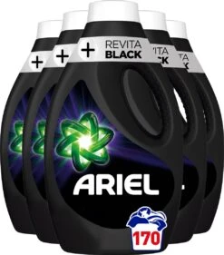 Ariel Vloeibaar Wasmiddel - +Revitablack - Voordeelverpakking 5 X 34 Wasbeurten -Huishoudelijke Artikelen Winkel 1055x1200