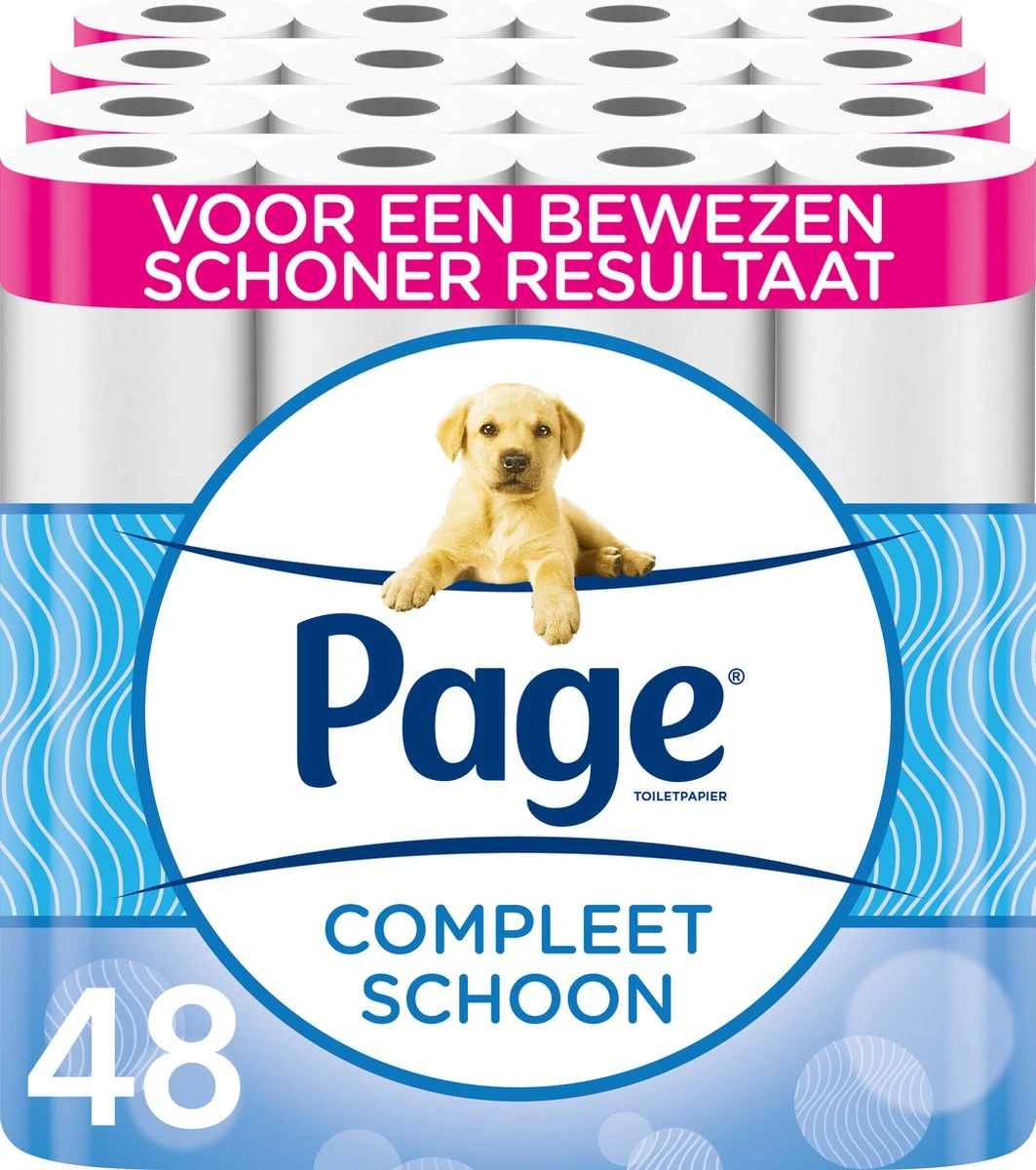 Page toiletpapier - 48 rollen - Compleet Schoon wc papier - met een vleugje katoen Page Toiletpapier - 48 Rollen - Compleet Schoon Wc Papier - Met Een Vleugje Katoen -Huishoudelijke Artikelen Winkel 1063x1200 3