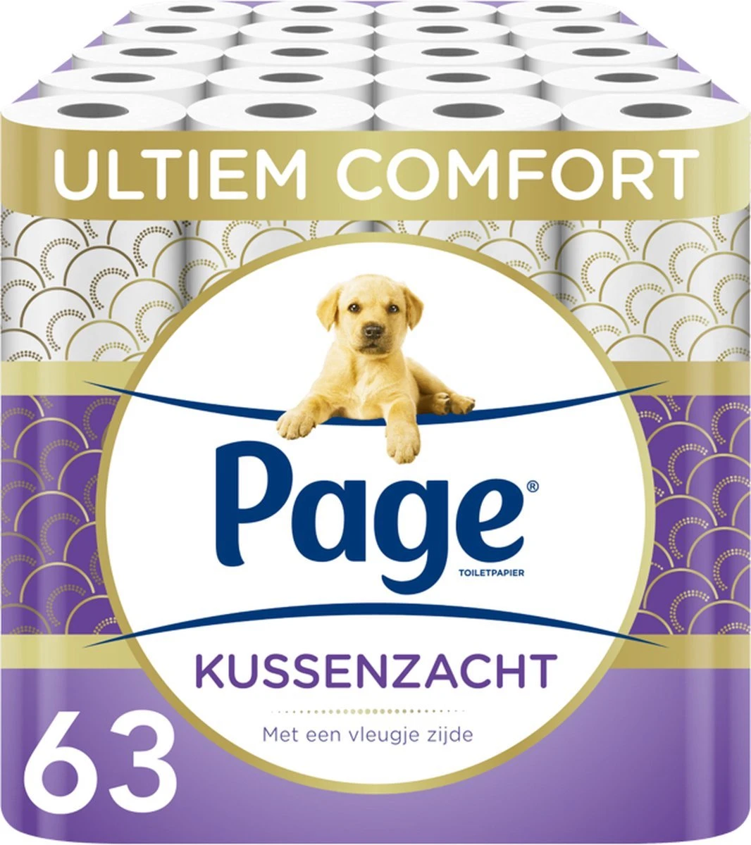 Page toiletpapier - 63 rollen - Kussenzacht wc papier (3-laags) - met extra zijde - voordeelverpakking Page Toiletpapier - 63 Rollen - Kussenzacht Wc Papier (3-laags) - Met Extra Zijde - Voordeelverpakking -Huishoudelijke Artikelen Winkel 1066x1200 2