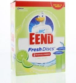 WC Eend Fresh Discs Navul Duo Lime 72 Ml -Huishoudelijke Artikelen Winkel 1096x1200 1