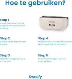 Swoofy® Magnetische Ramenwasser – Dubbelglas - Raamwasser – 3-35mm – Wit -Huishoudelijke Artikelen Winkel 1097x1200 1