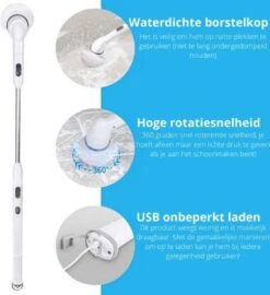 Elektrische Scrubber - Veelzijdige Schrobborstel - Elektrische Schoonmaakborstel - Binnen En Buiten Schoonmaken -Huishoudelijke Artikelen Winkel 1099x1200 1