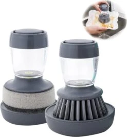 Afwasborstel Met Zeepdispenser – Met 3 Verschillende Opzet Stukken – Inclusief Houder – Grijs – Afwas Borstel Zeepreservoir – Zeep Handborstel – Doseerpomp – Afwasmiddel Dispenser – Navulbaar 4 Afwasborstel Met Zeepdispenser – Met 3 Verschillende Opzet Stukken – Inclusief Houder – Grijs – Afwas Borstel Zeepreservoir – Zeep Handborstel – Doseerpomp – Afwasmiddel Dispenser – Navulbaar -Huishoudelijke Artikelen Winkel 1107x1200 2