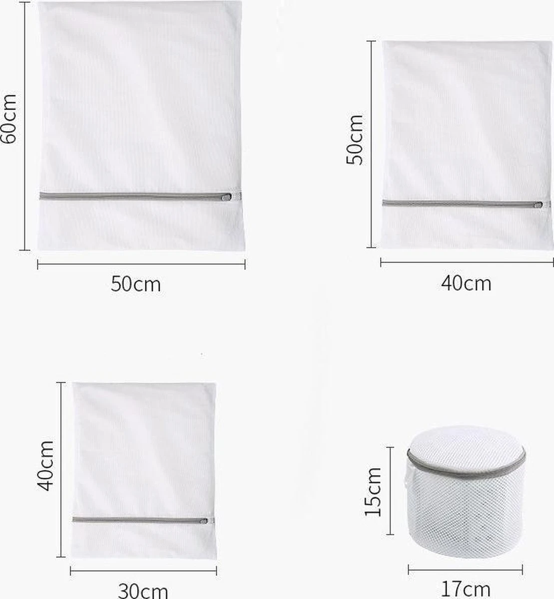 Waszak 4 Delig - 1x groot (50x60 cm) - 1x middel ( 40x50cm) - 1x normaal (30x40cm) - 1x BH (17x15cm) Merkloos Waszak 4 Delig - 1x Groot (50x60 Cm) - 1x Middel ( 40x50cm) - 1x Normaal (30x40cm) - 1x BH (17x15cm) -Huishoudelijke Artikelen Winkel 1109x1200 1