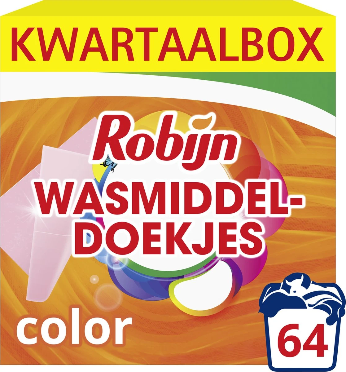 Robijn Classics Color Wasmiddeldoekjes - 4 x 16 wasstrips - Voordeelverpakking Robijn Classics Color Wasmiddeldoekjes - 4 X 16 Wasstrips - Voordeelverpakking -Huishoudelijke Artikelen Winkel