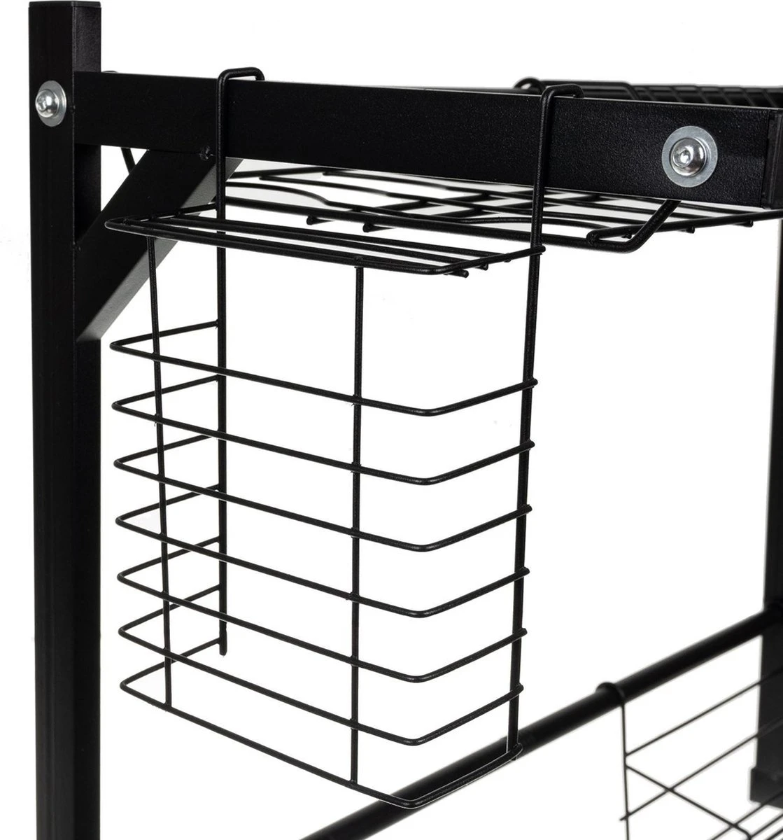 Afdruiprek droger Zwart voor bestek boven de gootsteen 65 cm x 29 cm x 52 cm Afdruiprek Droger Zwart Voor Bestek Boven De Gootsteen 65 Cm X 29 Cm X 52 Cm -Huishoudelijke Artikelen Winkel 1119x1200 5