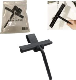 ATV PERFECTUM Douchewisser Zwart Met Ophangsysteem - Raamwisser- Trekker Douche - Silicone - 21cm X 16cm - Badkamer Accessoires - Douchewisser 8 ATV PERFECTUM Douchewisser Zwart Met Ophangsysteem - Raamwisser- Trekker Douche - Silicone - 21cm X 16cm - Badkamer Accessoires - Douchewisser -Huishoudelijke Artikelen Winkel 1139x1200 3