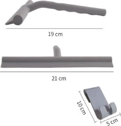 ATV PERFECTUM Douchewisser Wit Met Ophangsysteem - Raamwisser- Trekker Douche - Silicone - 21cm X 16cm - Badkamer Accessoires - Douchewisser -Huishoudelijke Artikelen Winkel 1155x1200 5