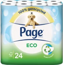 Page Toiletpapier - Eco - Duurzaam - 24 Rollen - Voordeelverpakking -Huishoudelijke Artikelen Winkel 1172x1200 7