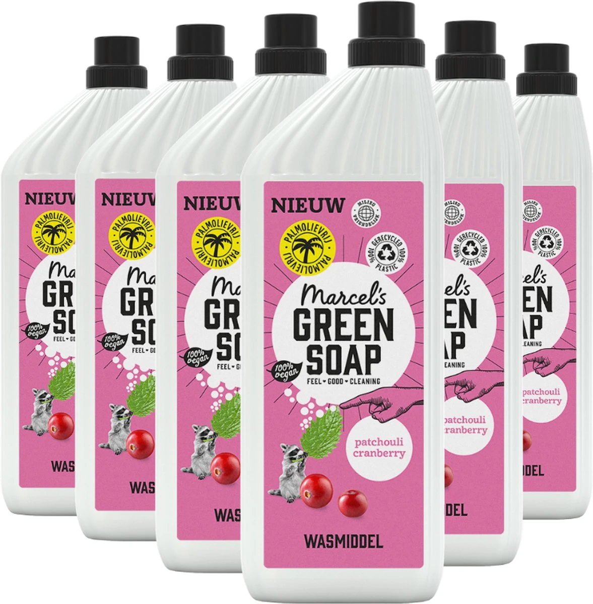 Marcel's Green Soap Wasmiddel Patchouli & Cranberry - 6 x 1 liter Marcel's Green Soap Wasmiddel Patchouli & Cranberry - 6 X 1 Liter -Huishoudelijke Artikelen Winkel