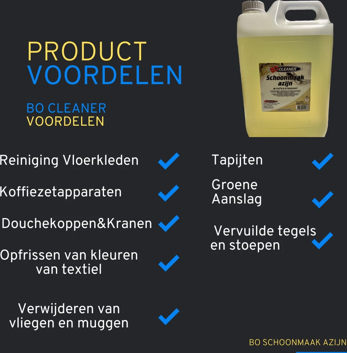 BO cleaner - Schoonmaak Azijn - 3x 5 Liter - VOORDEEL VERPAKKING - Reiniger - Professioneel - BEST SELLER - Azijn - Tegels- Groene Aanslag - Schoonmaak - 15L BO Cleaner - Schoonmaak Azijn - 3x 5 Liter - VOORDEEL VERPAKKING - Reiniger - Professioneel - BEST SELLER - Azijn - Tegels- Groene Aanslag - Schoonmaak - 15L -Huishoudelijke Artikelen Winkel 1178x1200 11