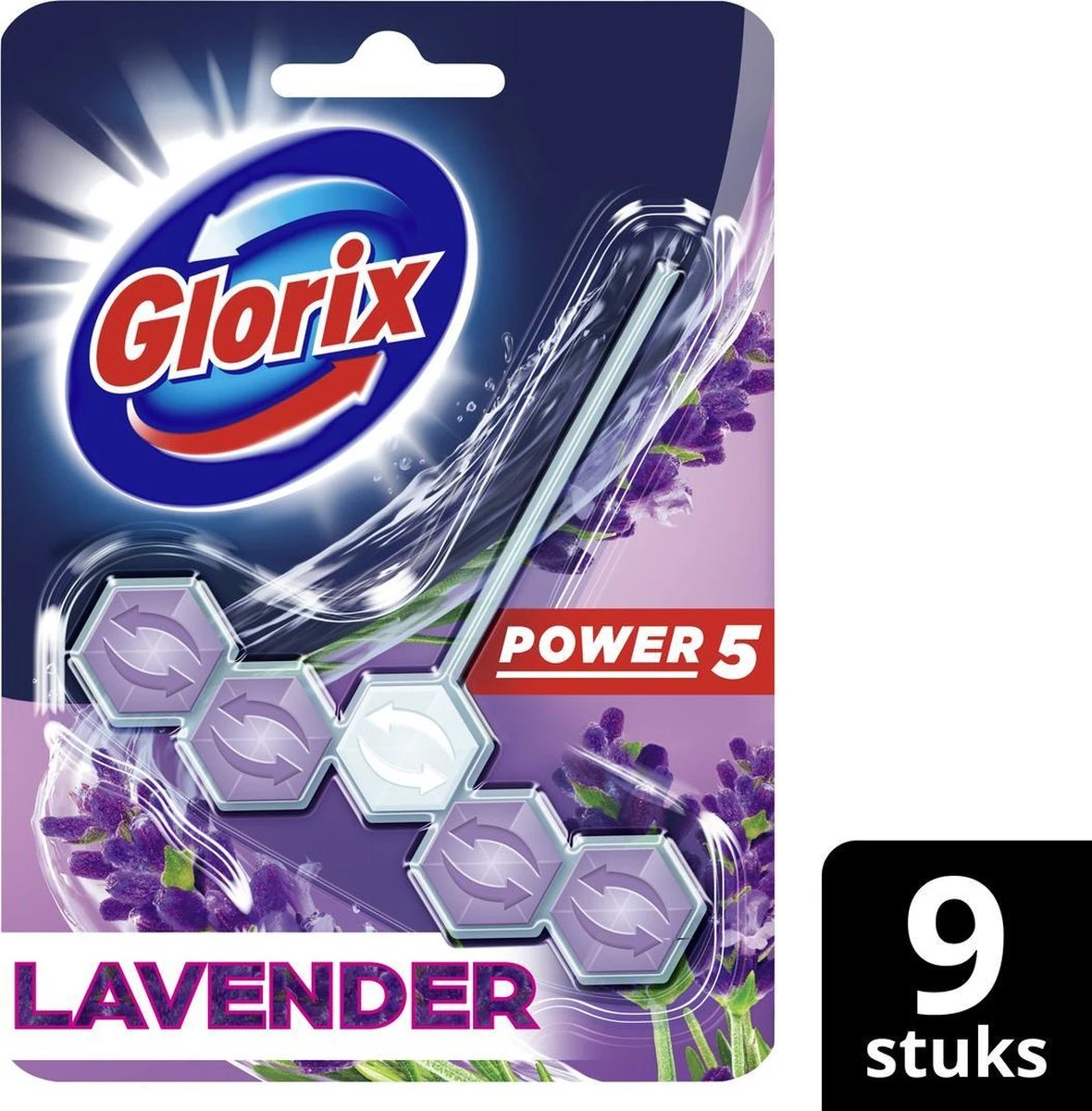 Glorix Power 5 Toiletblokken - Lavendel - 9 stuks - Voordeelverpakking Glorix Power 5 Toiletblokken - Lavendel - 9 Stuks - Voordeelverpakking -Huishoudelijke Artikelen Winkel 1180x1200 6