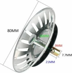 Afvoerzeef Roestvrijstaal - Gootsteen Zeef - Gootsteen Stopper - RVS - 80mm 3 Afvoerzeef Roestvrijstaal - Gootsteen Zeef - Gootsteen Stopper - RVS - 80mm -Huishoudelijke Artikelen Winkel 1184x1200 2