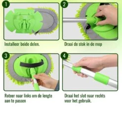 Merkloos Professionele Telescopische Wasborstel + Tonova Pen - Auto Schoonmaakborstel - Anti Slip - Auto, Caravan & Camper - Uitschuifbaar - Groen 5 Merkloos Professionele Telescopische Wasborstel + Tonova Pen - Auto Schoonmaakborstel - Anti Slip - Auto, Caravan & Camper - Uitschuifbaar - Groen -Huishoudelijke Artikelen Winkel 1190x1200 5