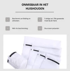 Merkloos Waszakken | Set Van 5 Waszakjes Met Rits - Waszak - Wasnet - Kledingzakjes - BH Was Zakjes - Laundry Bag Set Voor Ondergoed - Kleding - Delicaat Wasgoed - Wasmachine Zakjes - Wasgoed -Huishoudelijke Artikelen Winkel 1192x1200 3