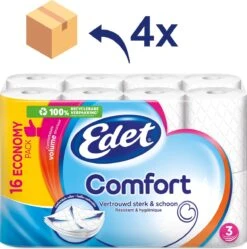 Edet Comfort - 3-laags Wc Papier - 64 Rollen -Huishoudelijke Artikelen Winkel 1192x1200 8