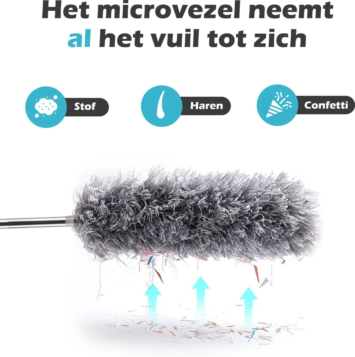 JUST23 Plumeau Uitschuifbaar met Telescoopsteel – 60 tot 140 cm – Ragebol – Stoffer – Duster – Grijs – Incl. Microfiber doek JUST23 Plumeau Uitschuifbaar Met Telescoopsteel – 60 Tot 140 Cm – Ragebol – Stoffer – Duster – Grijs – Incl. Microfiber Doek -Huishoudelijke Artikelen Winkel 1194x1200 10