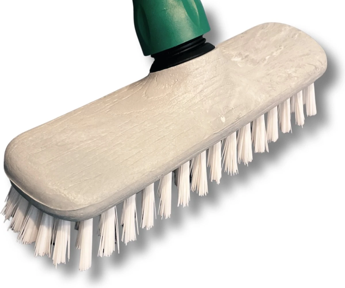 MAUS luiwagen met steel - schrobborstel 25 cm. polyamide wit - schrobber met steel - made in EU MAUS Luiwagen Met Steel - Schrobborstel 25 Cm. Polyamide Wit - Schrobber Met Steel - Made In EU -Huishoudelijke Artikelen Winkel