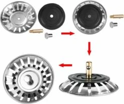 Afvoerzeef Roestvrijstaal - Gootsteen Zeef - Gootsteen Stopper - RVS - 80mm 2 Afvoerzeef Roestvrijstaal - Gootsteen Zeef - Gootsteen Stopper - RVS - 80mm -Huishoudelijke Artikelen Winkel 1200x1007 1