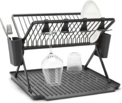 Brabantia SinkSide Afdruiprek - Inklapbaar - Dark Grey -Huishoudelijke Artikelen Winkel 1200x1010