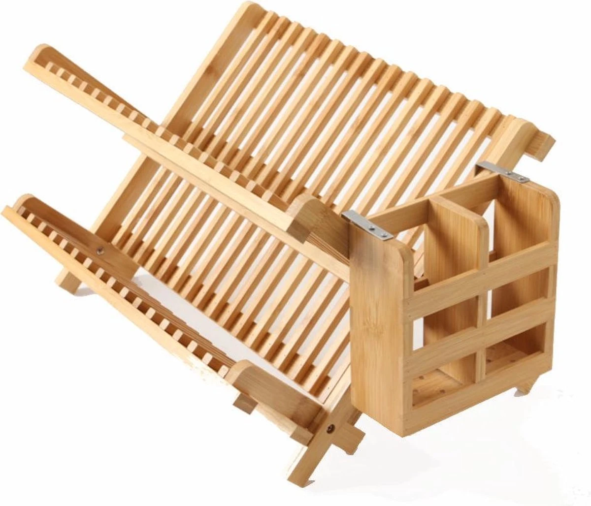 Decopatent® Afdruiprek voor Afwas - Bamboe - Hout - Inklapbaar Afdruiprek - Afwasrekje inclusief bestekhouder - Afwas Druiprek Merkloos Decopatent® Afdruiprek Voor Afwas - Bamboe - Hout - Inklapbaar Afdruiprek - Afwasrekje Inclusief Bestekhouder - Afwas Druiprek -Huishoudelijke Artikelen Winkel 1200x1028 3