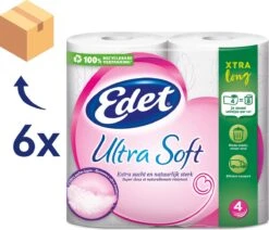 Edet Ultra Soft Xtra Long 4-laags Toiletpapier - 24 = 48 Rollen -Huishoudelijke Artikelen Winkel 1200x1029 3