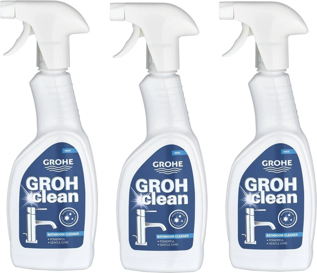 GROHE Grohclean Reiniger - 3x 500 ml - voor Badkamer/Keuken/Toilet - Voordeelverpakking - Schoonmaakmiddel GROHE Grohclean Reiniger - 3x 500 Ml - Voor Badkamer/Keuken/Toilet - Voordeelverpakking - Schoonmaakmiddel -Huishoudelijke Artikelen Winkel 1200x1033 1