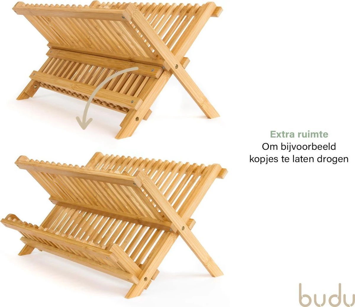 Budu Afdruiprek - Afdruiprekje van bamboe hout - Afdruiprek voor afwas - Vaatwasrek - Keukenrek - Inklapbaar - Opvouwbaar - Budu Afdruiprek - Afdruiprekje Van Bamboe Hout - Afdruiprek Voor Afwas - Vaatwasrek - Keukenrek - Inklapbaar - Opvouwbaar - -Huishoudelijke Artikelen Winkel 1200x1037 1