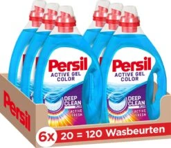 PersilĀ® Persil Active Gel Color - Vloeibaar Wasmiddel - Voordeelverpakking - 6 X 20 Wasbeurten
