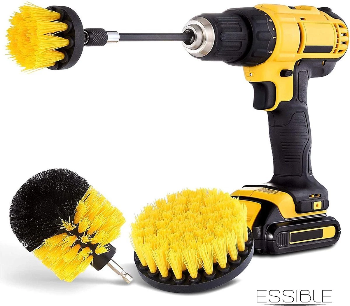 ESSIBLE Schrobborstel - Polypropyleen - borstel boormachine - schrobborstel - schuurborstel - automatische reiniging - 3 delige borstelset voor boormachine ESSIBLE Schrobborstel - Polypropyleen - Borstel Boormachine - Schrobborstel - Schuurborstel - Automatische Reiniging - 3 Delige Borstelset Voor Boormachine -Huishoudelijke Artikelen Winkel 1200x1049 9
