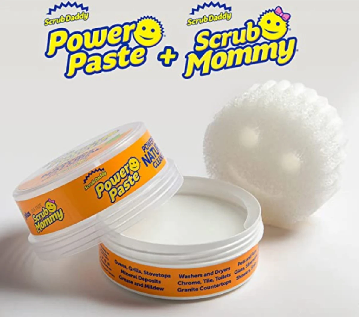 The Orginal Scrub Daddy Power Paste Schoonmaakmiddel Incl. Original Scrub Mommy Wit The Orginal Scrub Daddy Power Paste Schoonmaakmiddel Incl. Original Scrub Mommy Wit -Huishoudelijke Artikelen Winkel