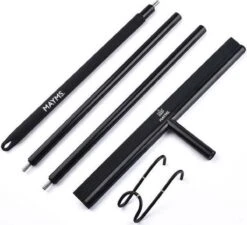 MAYMS® Vloerwisser Badkamer - Vloertrekker - Vloertrekker Met Steel - Floor Wiper - Aftrekker - RVS - Zwart - Design - Wisser - Vloerwisser Douche -Huishoudelijke Artikelen Winkel 1200x1091 3