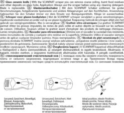 Scanpart Kookplaat Schraper - Schraapijzer - Radeermes - Voor Alle Glazen Kookplaten - Zoals Keramische Inductie En Halogeen Kookplaten - Kunststof - Vervangbaar Mesje - Krasvrij -Huishoudelijke Artikelen Winkel 1200x1097 17