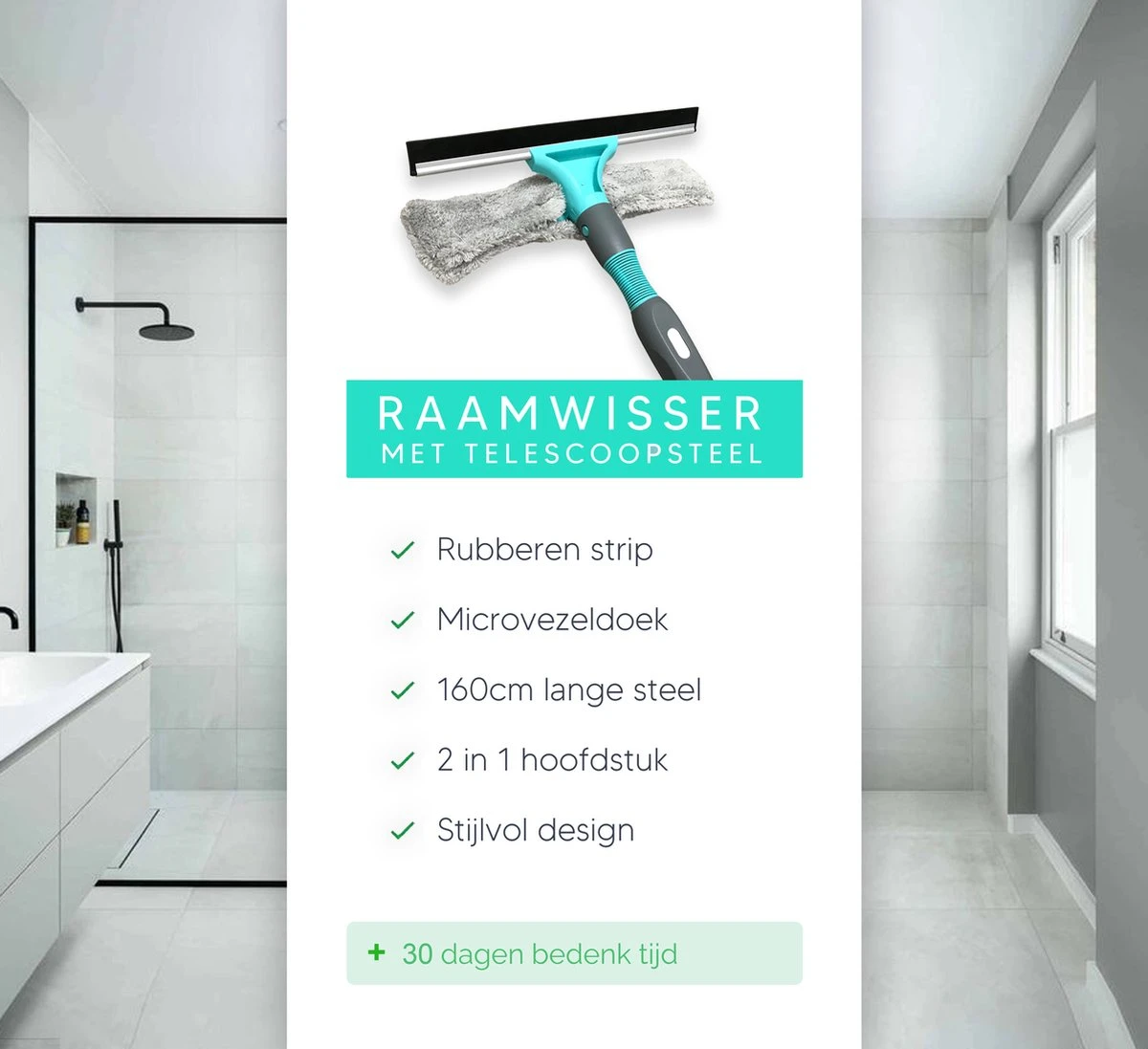 Whipex Sweeper raamwisser met telescoopsteel - 160cm ruitenreiniger ramenwasser Whipex Sweeper Raamwisser Met Telescoopsteel - 160cm Ruitenreiniger Ramenwasser -Huishoudelijke Artikelen Winkel 1200x1097 8