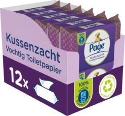 Page Vochtig Toiletpapier - 12 X 38 Stuks - Kussenzacht Vochtig Wc Papier - Voordeelverpakking -Huishoudelijke Artikelen Winkel 1200x1106 4