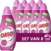 Omo Klein & Krachtig Kleur Vloeibaar Wasmiddel - 8 X 20 Wasbeurten - Voordeelverpakking