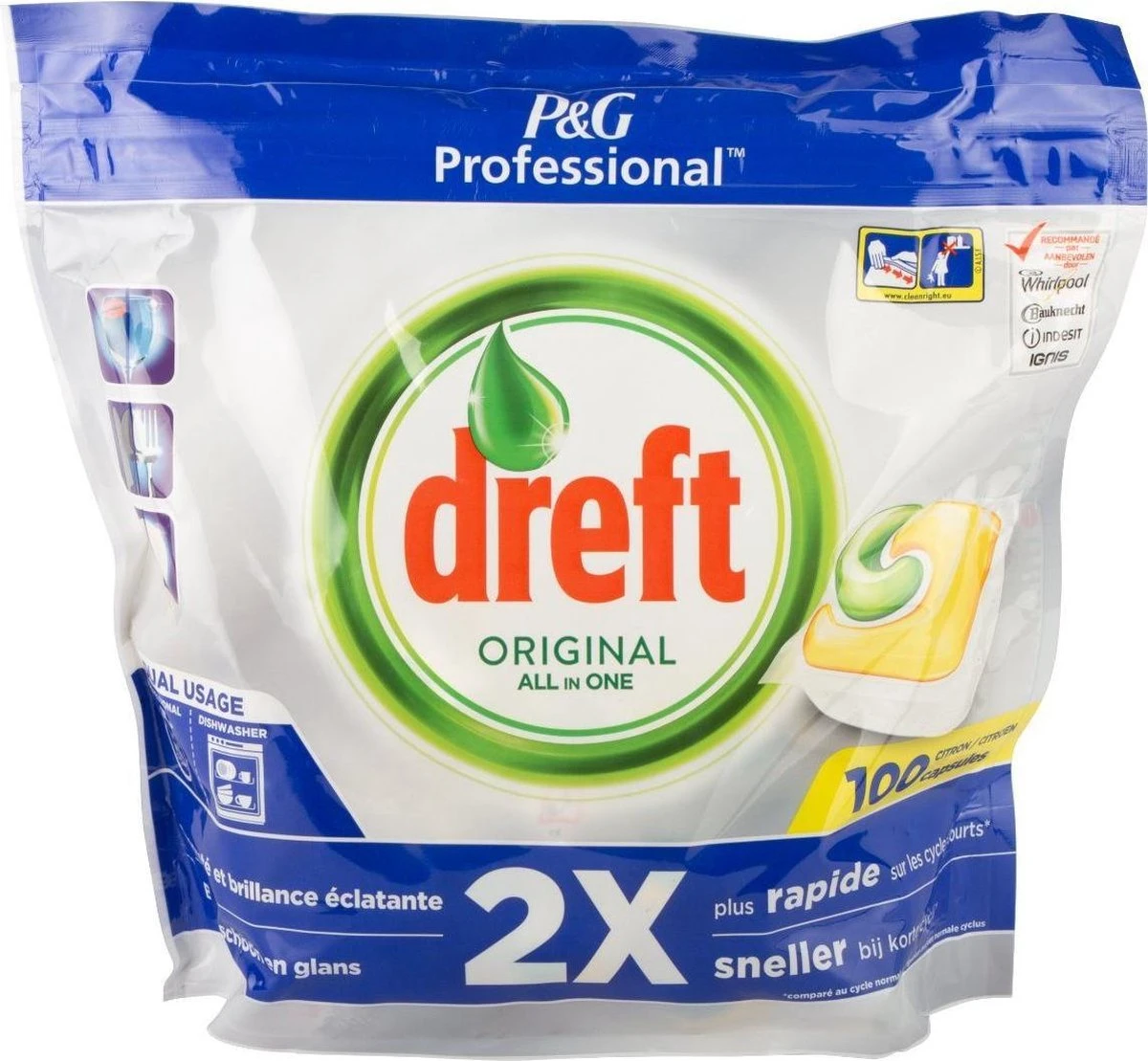 Dreft - Original - All in One - Vaatwastabletten - Citroen - 100 stuks Dreft - Original - All In One - Vaatwastabletten - Citroen - 100 Stuks -Huishoudelijke Artikelen Winkel 1200x1109 5