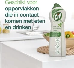 Cif CleanBoost Cream Original Schuurmiddel - 8 X 750 Ml - Voordeelverpakking 7 Cif CleanBoost Cream Original Schuurmiddel - 8 X 750 Ml - Voordeelverpakking -Huishoudelijke Artikelen Winkel 1200x1118 1