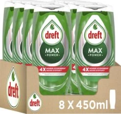 Dreft MaxPower - Vloeibaar Afwasmiddel - Voordeelverpakking 8 X 450 Ml 8 Dreft MaxPower - Vloeibaar Afwasmiddel - Voordeelverpakking 8 X 450 Ml -Huishoudelijke Artikelen Winkel 1200x1124 3