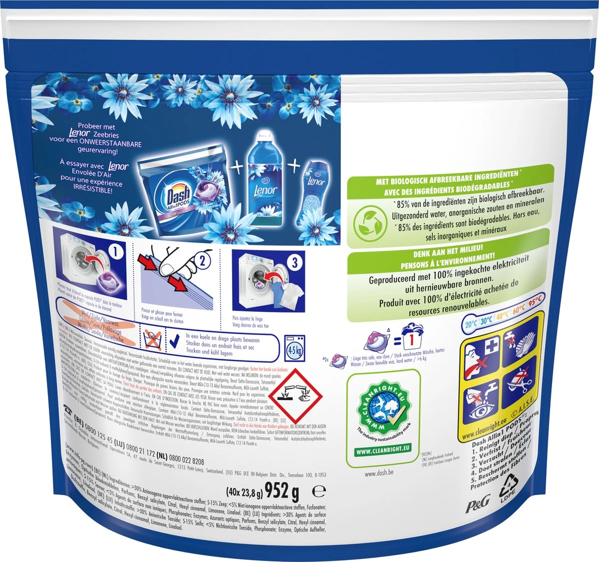 Dash All in 1 Wasmiddel Pods - Oceaanrust Wascapsules - Voordeelverpakking 3 x 40 Wasbeurten Dash All In 1 Wasmiddel Pods - Oceaanrust Wascapsules - Voordeelverpakking 3 X 40 Wasbeurten -Huishoudelijke Artikelen Winkel 1200x1126 2