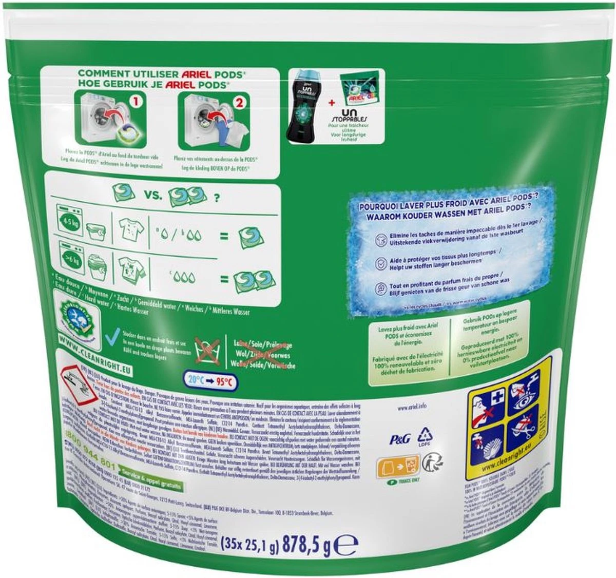 Ariel All in 1 Wasmiddel Pods Kleur + Lenor Unstoppables - 35 Wasbeurten Ariel All In 1 Wasmiddel Pods Kleur + Lenor Unstoppables - 35 Wasbeurten -Huishoudelijke Artikelen Winkel 1200x1126 4