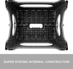 Buxibo - Kruk - Krukje - Keukentrap - Keukentrapje - Opvouwbaar Trapje - Keuken/Badkamer/Schuur Trapje - 29 X 24 X 40cm -Huishoudelijke Artikelen Winkel 1200x1134